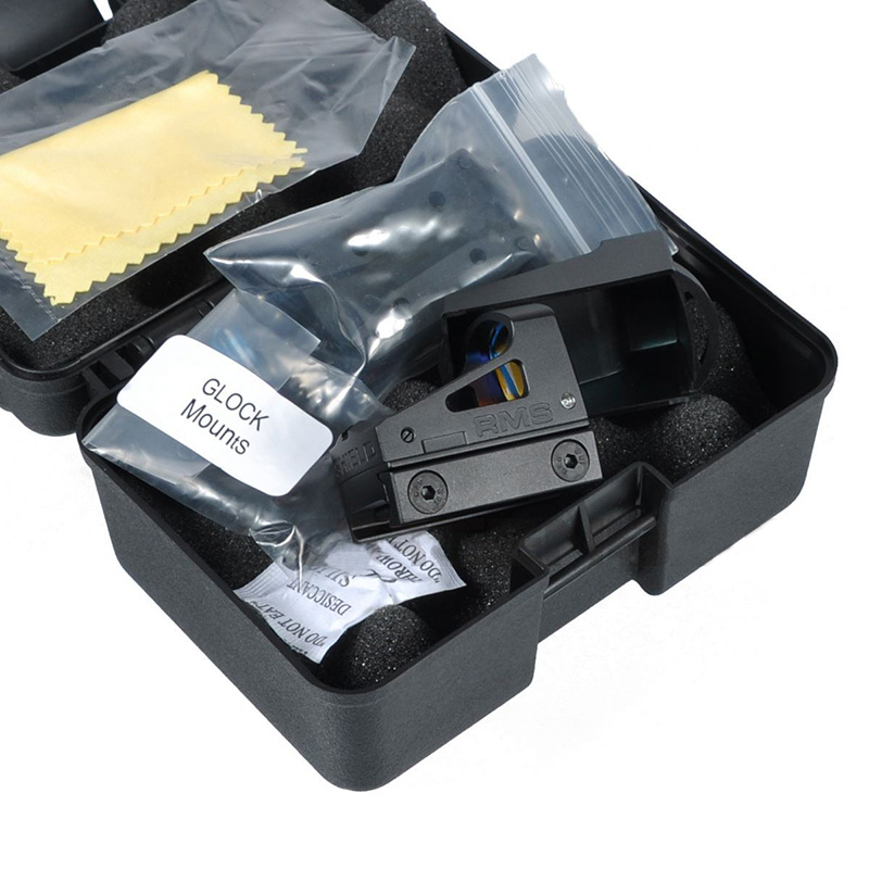 RMS Reflex Mini Red Dot Sight With Vented Mount and Spacers BK